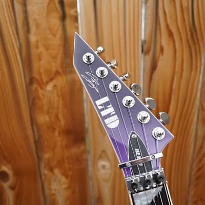 ESP LTD  SIGNATURE SERIES Alexi Hexed Purple Fade w/Pinstripe Left Handed 6-String Guitar image 6