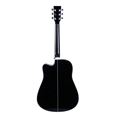 Artist LSPCBK Beginner Acoustic Guitar Pack With Cutaway - Black image 4