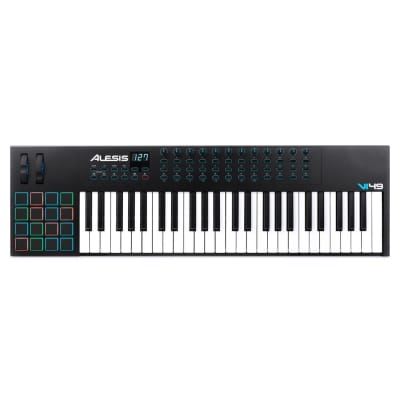 Alesis V149 Advanced 49-Key LED Screen USB and MIDI Keyboard Controller with Ableton Live Lite and Xpand2 Software image 1