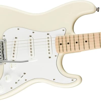 Squier Affinity Series Stratocaster Electric Guitar - Olympic White with Maple Fingerboard image 4