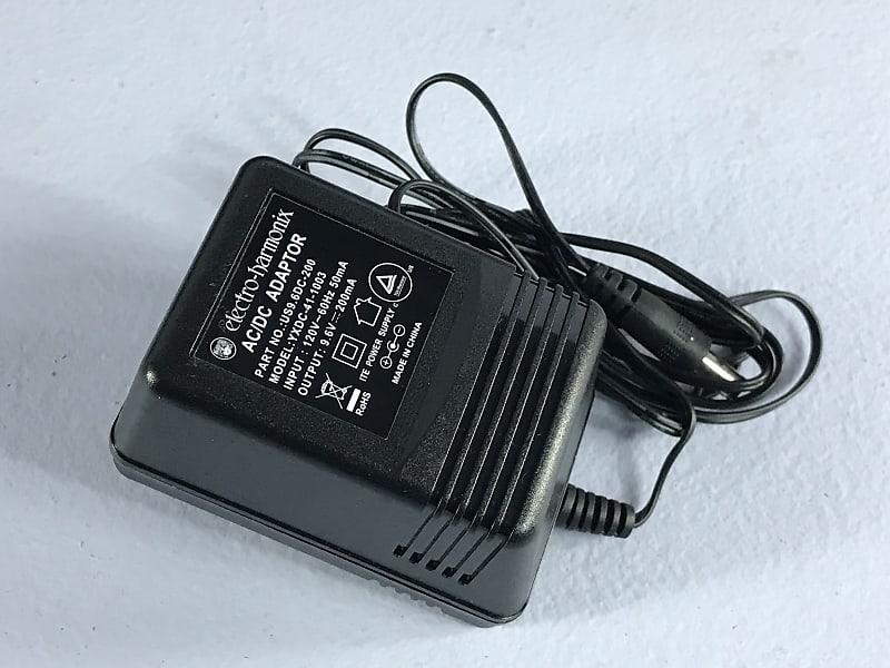 Electro-Harmonix 9.6V 200mA AC/DC adapter power supply image 1