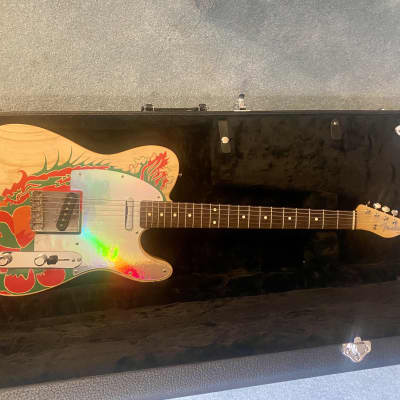 Fender Artist Series Jimmy Page Telecaster with Rosewood Fretboard 2019 - Natural with Dragon Graphic image 1