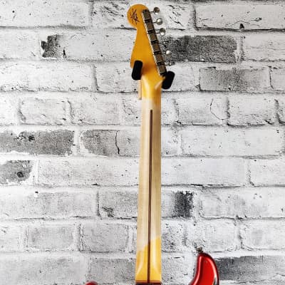 Fender Custom Shop Ltd 56 Stratocaster Heavy Relic – Super Faded Aged Candy Apple Red over 2-Tone Sunburst image 7