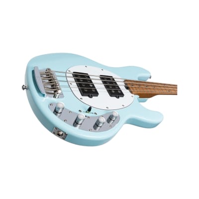 Sterling By Music Man Stingray Ray34 Hh Daphne Blu Tastiera Acero Roasted image 5