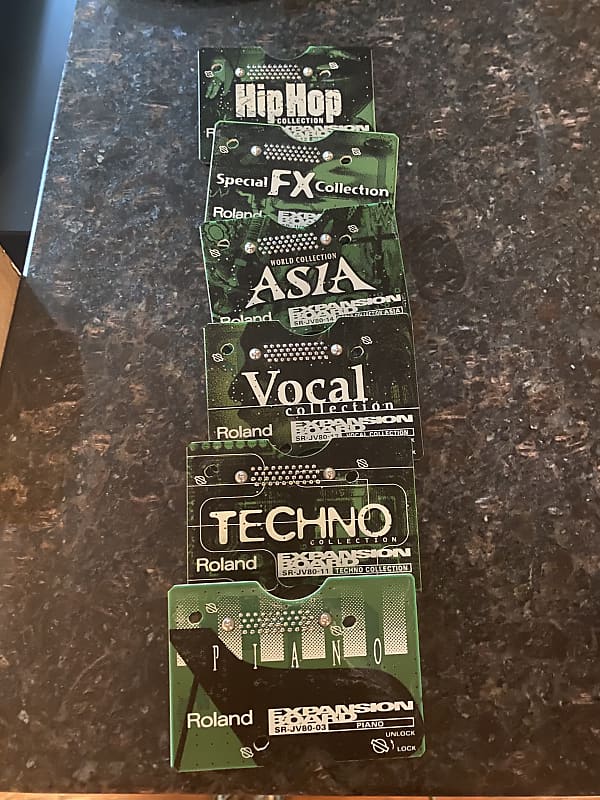 Roland Sound Expansion Cards Green Reverb