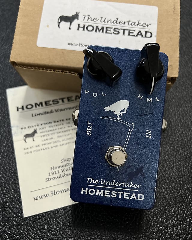 Homestead The UnderTaker Germanium Treble Booster Ranger Reverb