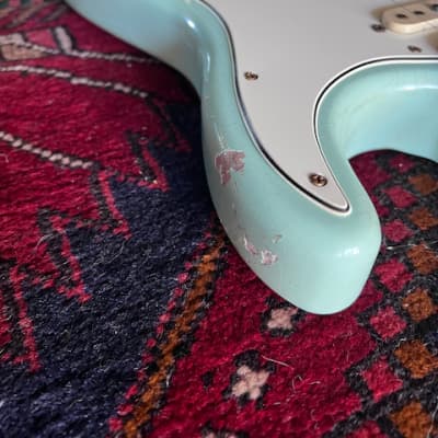 MJT / Fender Stratocaster 2015-2021 - Daphne Blue Nitro image 6