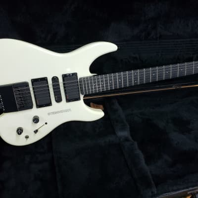 Steinberger GM7-12A 2000s 12-string in white - EMGs, Trac-Tuner, All original with OHSC. FLAWLESS! for sale