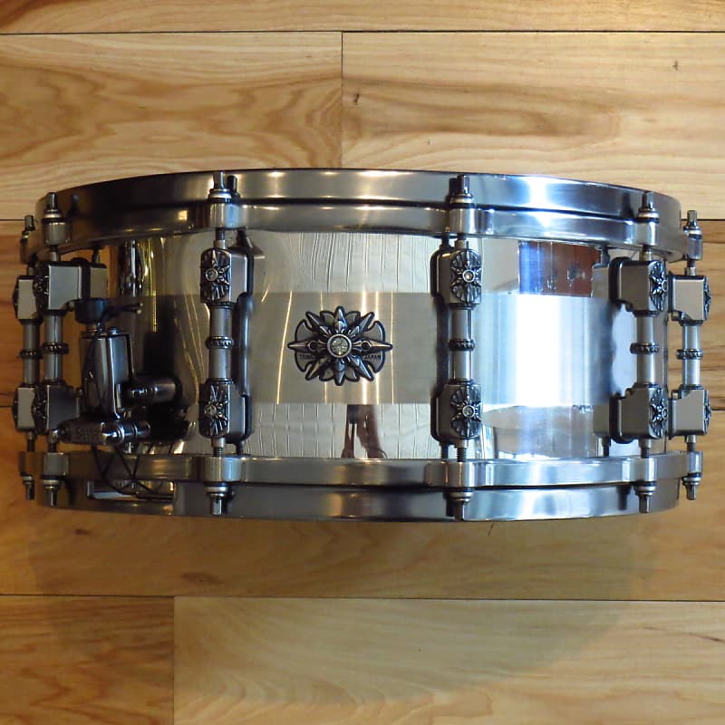 Tama Warlord Collection Spartan 6x14" Stainless Steel Snare Drum image 1