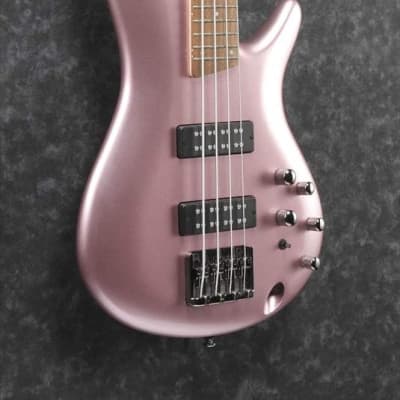 Ibanez Soundgear SR300E 4-String Electric Bass - Pink Gold Metallic image 5