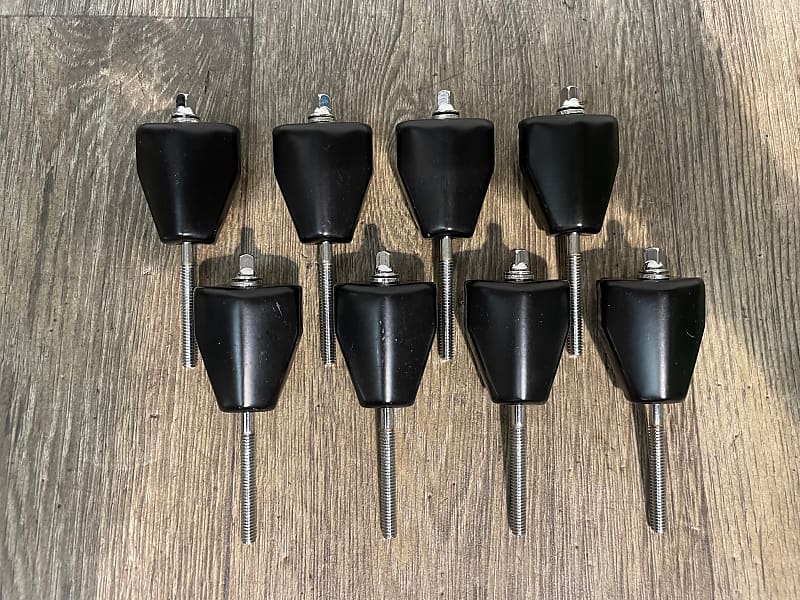 Black Bass Drum Tensioner Tension Rods & Claws Black Hardware Reverb