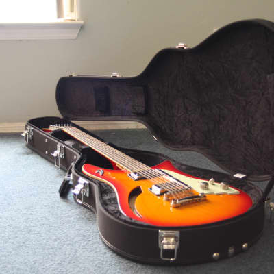 Duesenberg Double Cat Semi-Hollow 12-String Guitar 2010s - Fire Burst image 8