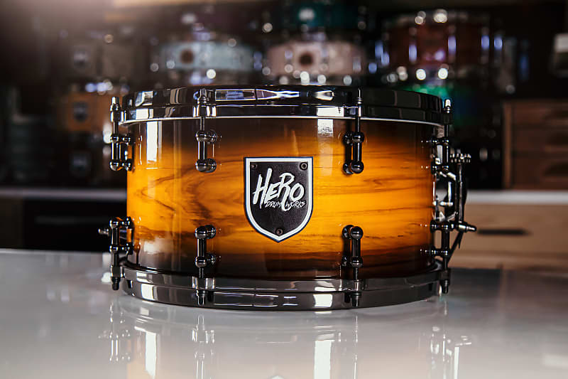 Hero Drumworks 13"x7" Custom Maple Snare Drum 2022 image 1
