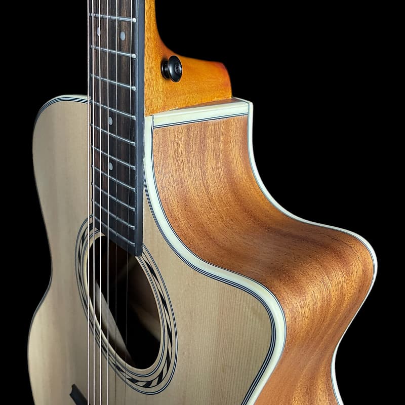 Bromo BAA2CE Auditorium Semi Acoustic Guitar – 16th Audio