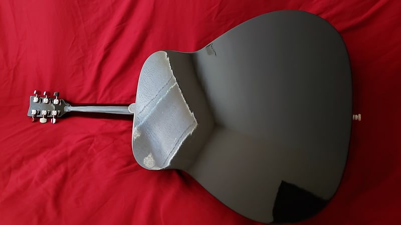 Yamaha F-340 Black Acoustic Guitar with Case Excellent | Reverb