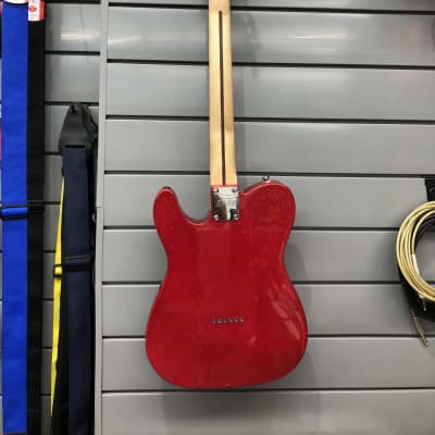 Squier Limited-Edition Bullet Telecaster 2021 - Red Sparkle metalflake image 5
