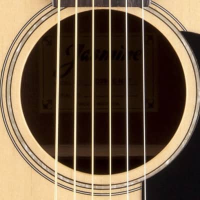 Jasmine by Takamine #JD39CE-NAT - With Hardshell Case, J-Series Acoustic-Electric Guitar, Natural image 5