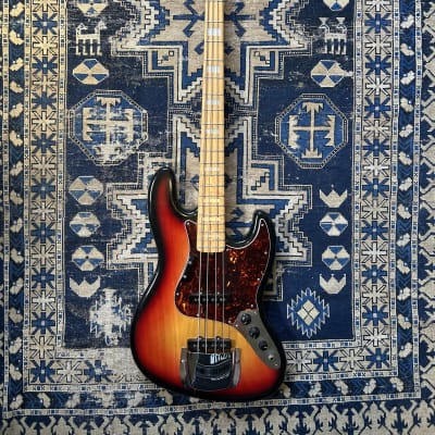 1979 MIJ Flame Maple Rodie Jazz Bass for sale