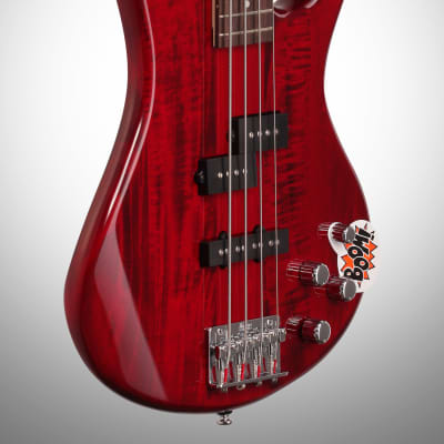 Ibanez GSR200 Electric Bass - Transparent Red image 6
