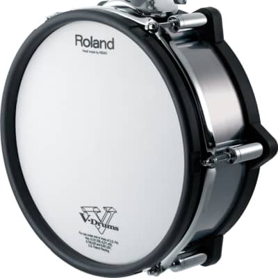Roland PD-108-BC V-Pad 10" Tom Pad, Black Chrome Finish. This V-Drum is AWESOME and you WANT it! image 1