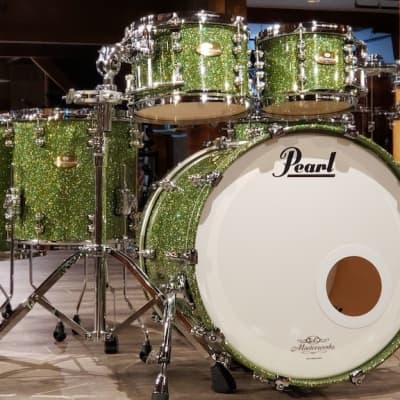Pearl Masterworks 6pc Birch/Mahogany Drum Set - Shimmer of