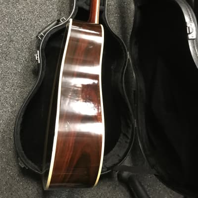 KISO SUZUKI/ Matao W350 acoustic vintage guitar made in Japan 1970s Brazilian rosewood with maple in very good condition with vintage hard case. image 6