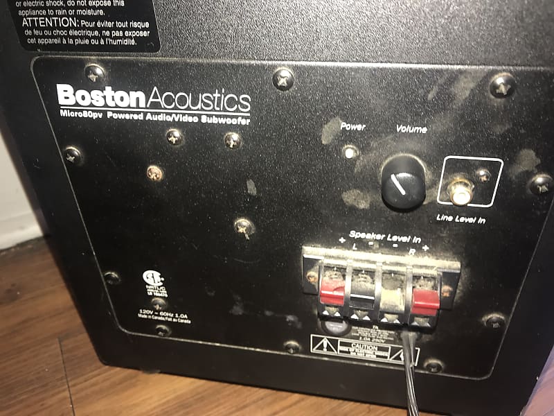 Boston acoustics micro 80 hot sale pv