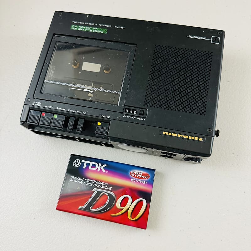 Marantz PMD201 Portable Field Cassette Tape Recorder, Reverb