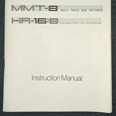MANUAL Alesis HR-16 - MMT8