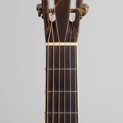 National  Triolian Resophonic Guitar (1931), ser. #1691W, black hard shell case. image 5