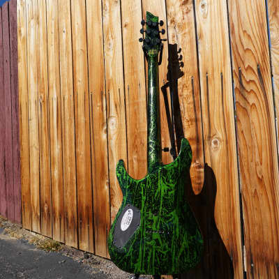 Schecter DIAMOND SERIES C-1 Silver Mountain - Toxic Venom 6-String Electric Guitar (2022) image 3