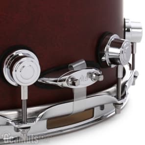 DW Performance Series Maple 8 x 14-inch Snare Drum - Tobacco Satin Oil image 6