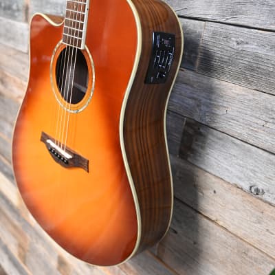 (14811) Wood Song DCE-HS/L Left-Handed Acoustic Guitar image 4