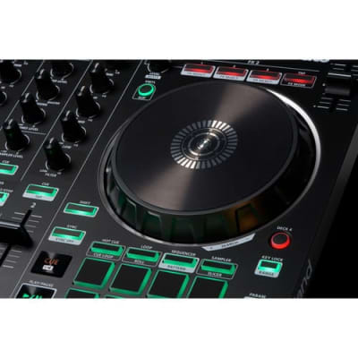 Roland DJ-202 Serato DJ Controller with KRK ROKIT RP5 G3 ACTIVE STUDIO MONITOR (PAIR) and RCA Cables image 7