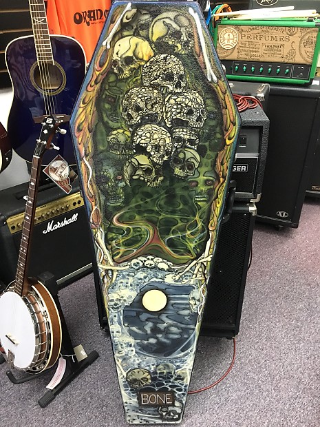 Painted deals guitar case