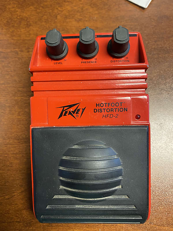 Peavey HFD-2 Hotfoot Distortion *Made in USA* 1990s Red | Reverb 