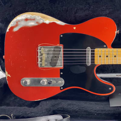 2011 Fender - Telecaster '50s Relic - Candy Tangerine - Custom Shop - ID 1563 for sale