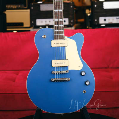 Josh Williams Stella Jr. Electric Guitar #276 - Lightly Relic'd Pelham Blue Finish with  Lollar P90 Soapbar Pickups! for sale