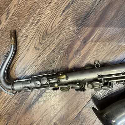 C.G. Conn 1920's C Melody Saxaphone - Silver Plated image 3
