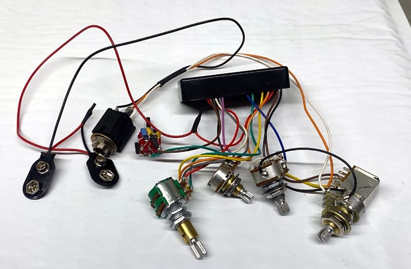 Bass Mods MC3 Preamp 34AP 4 Knobs 1 Switch Reverb