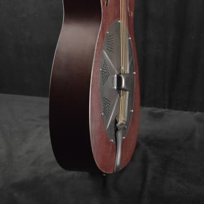 National NRP 14-Fret Steel Body Round Neck Rustic Red image 3