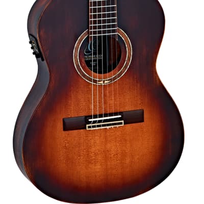 Ortega Private Room Cedar Top Nylon String Acoustic Guitar Distressed DSSUITE-E image 2