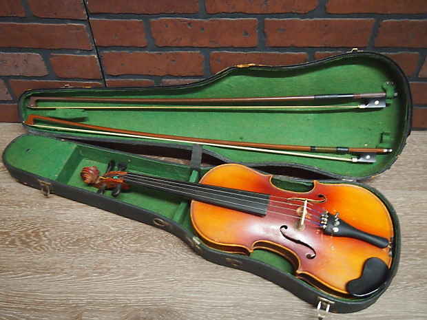 Vintage ERNST KREUSLER Sachsen German Violin Miester Grige