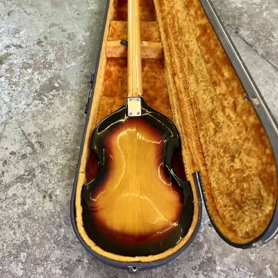 Vox V-250 Violin Bass 1960’s - Sunburst original vintage Italy viola image 12