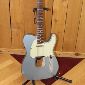 Fender Custom Shop 1963 Tele Relic Ice Blue Metallic, Used image 14