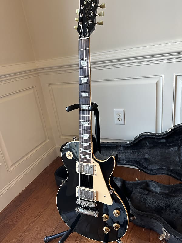 2002 Gibson Les Paul Standard - Ebony Black | Reverb