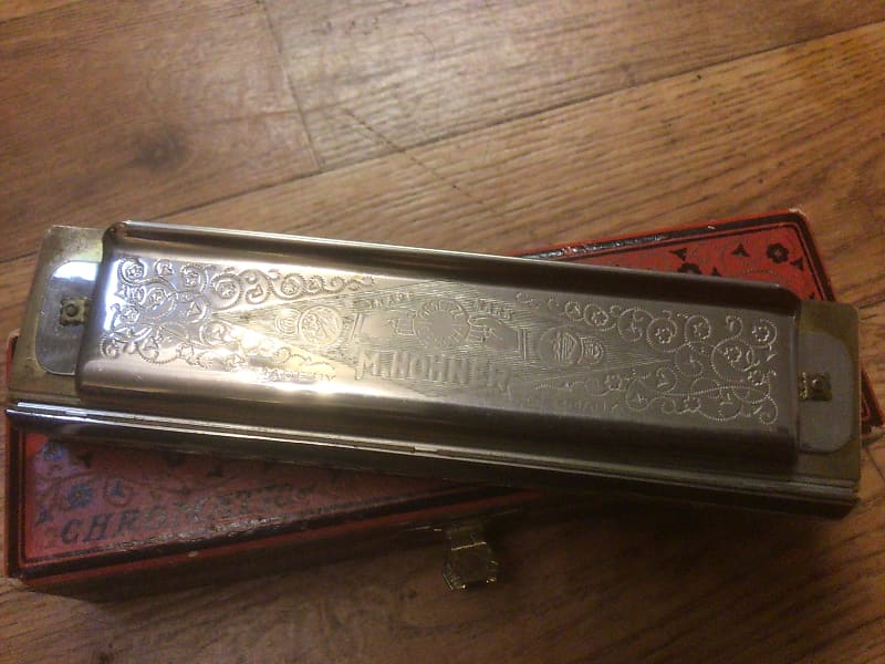 Midd 1930s M. Hohner Super Chromonica Model 270 - C