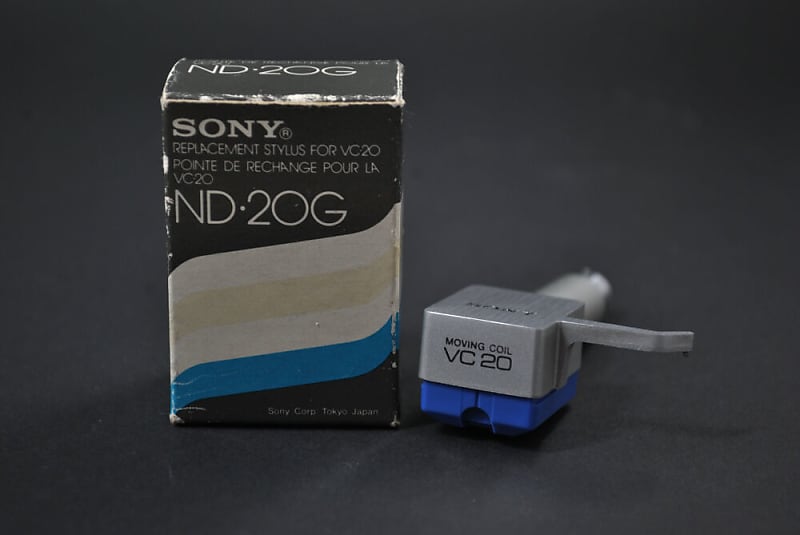 SONY VC-20 High-End MC Cartridge with NOS, ND-20G Original Stylus Needle !!  			