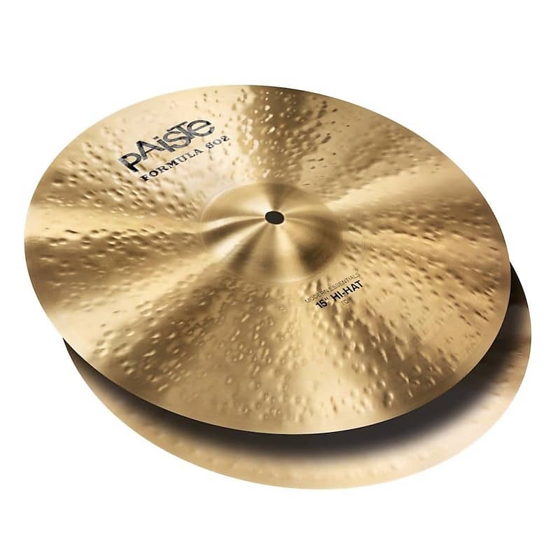 Paiste Formula 602 Modern Essentials Hi Hat Cymbals 15" image 1