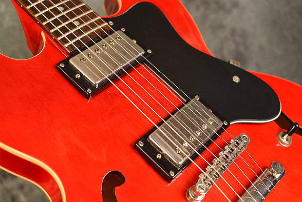 Epiphone ES-335 Dot Gloss Cherry w Upgraded USA Seymour